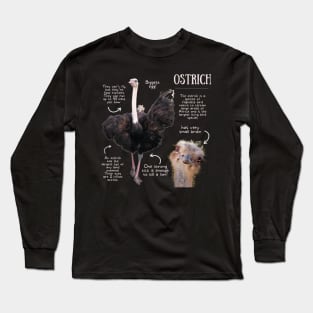 Animal Facts - Ostrich Long Sleeve T-Shirt